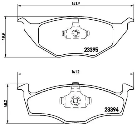 BREMBO P85055 Комплект тормозных колодок