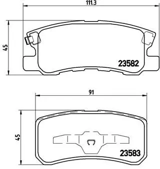 BREMBO P54031X Комплект тормозных колодок,