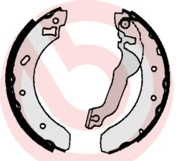 BREMBO S24521 Колодки тормозные барабанные 