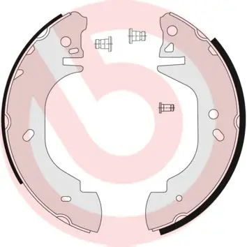 BREMBO S24523 Комлект тормозных накладок