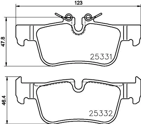 BREMBO P06094E Комплект тормозных колодок,