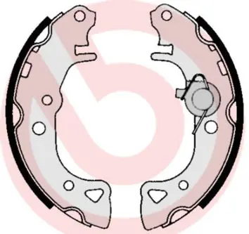 BREMBO S61516 КОЛОДКИ ТОРМОЗНЫЕ БАРАБАННЫЕ