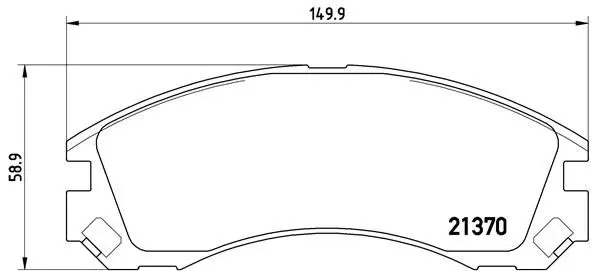 Brembo P61089 Колодки тормозные дисковые