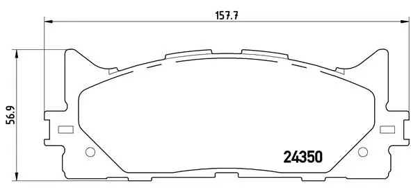 Brembo P83117 Колодки тормозные дисковые