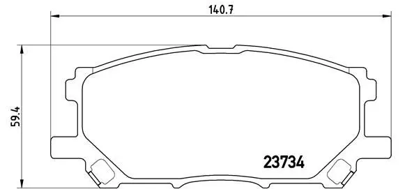 Brembo P83067 Колодки тормозные дисковые