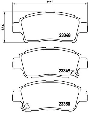 Brembo P83050 КОЛОДКИ ТОРМОЗНЫЕ ДИСКОВЫЕ