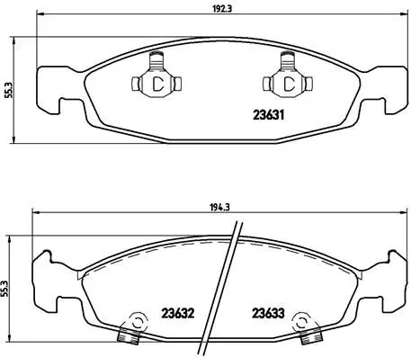 Brembo P37005 КОЛОДКИ ТОРМОЗНЫЕ ДИСКОВЫЕ