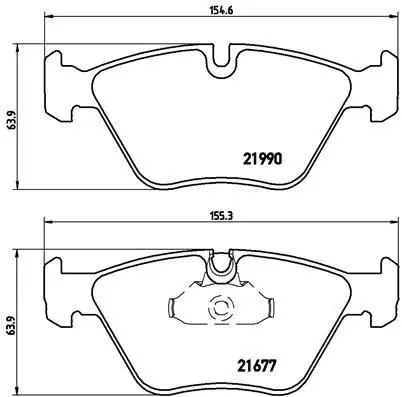 Brembo P06065 Колодки тормозные дисковые