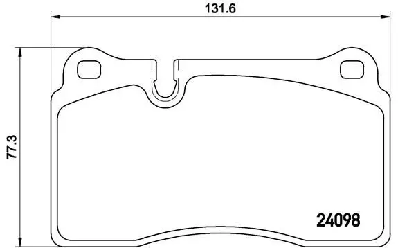 Brembo P85110 Колодки тормозные P85110