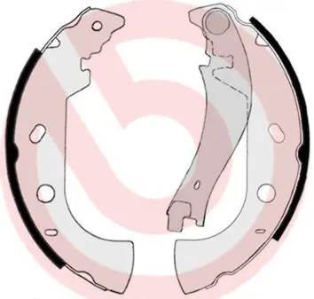 BREMBO S23514 Комлект тормозных накладок