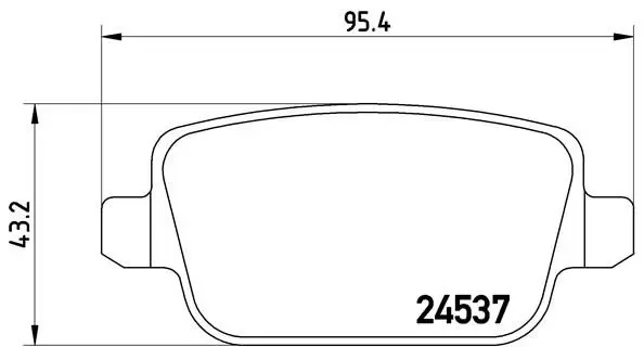 Brembo P44016 Колодки тормозные дисковые,