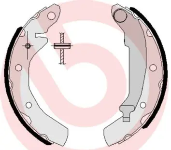 Brembo S15501 Колодки тормозные DAEWOO MATIZ