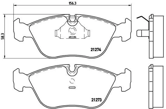 Brembo P86013 КОЛОДКИ ТОРМОЗНЫЕ ДИСКОВЫЕ
