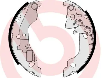 BREMBO S23520 КОЛОДКИ ТОРМОЗНЫЕ БАРАБАННЫЕ