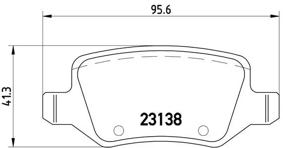 Brembo P50058 Комплект тормозных колодок