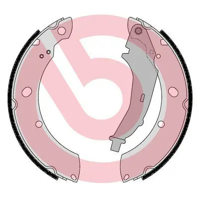 Brembo S85544 Колодки тормозные барабанные с