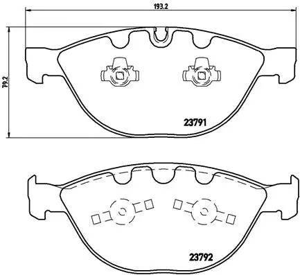 Brembo P06047 Колодки тормозные дисковые