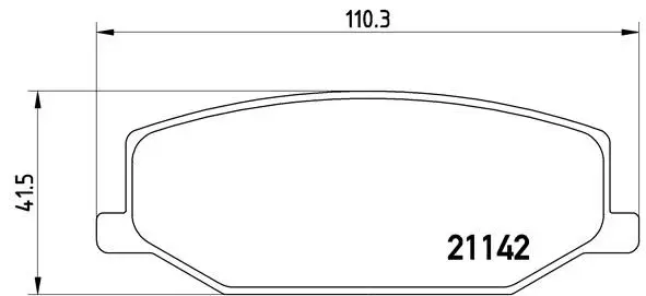Brembo P79001 КОЛОДКИ ТОРМОЗНЫЕ К-Т HOLDEN