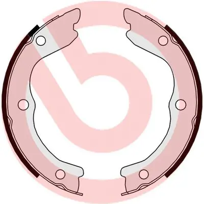 Brembo S56543 Комлект тормозных накладок