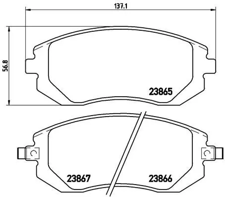 Brembo P78013 Колодки тормозные P78013