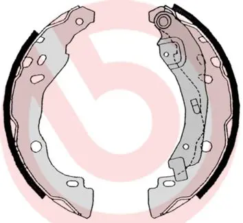 Brembo S68525 Колодки тормозные барабанные