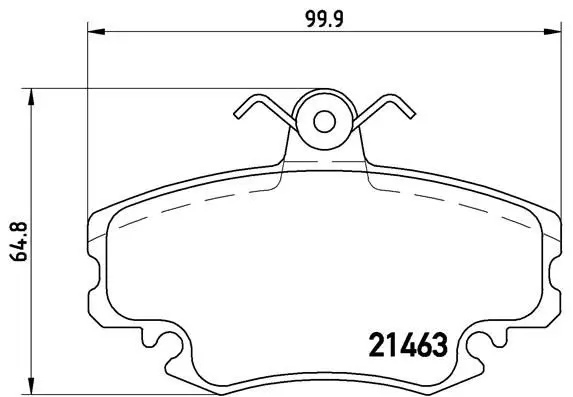 Brembo P68038 Колодки тормозные дисковые