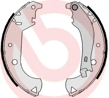 Brembo S23524 Комлект тормозных накладок