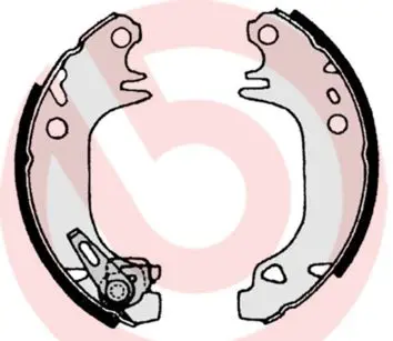 BREMBO S61513 Комлект тормозных накладок