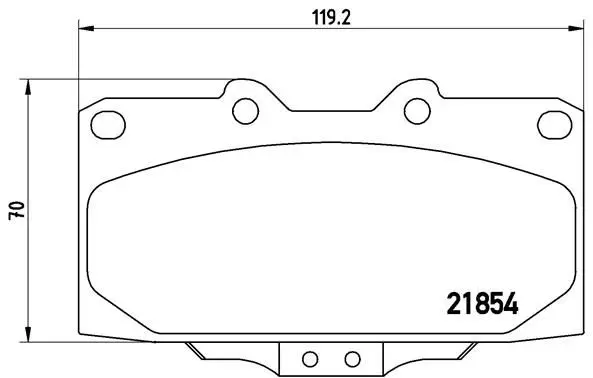 Brembo P56034 Колодки тормозные дисковые