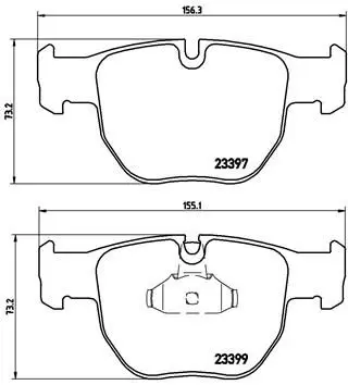 Brembo P44012 Колодки передние