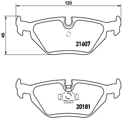 Brembo P06013 комплект колодок для дисковых