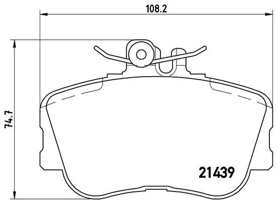Brembo P06017 Колодки тормозные дисковые