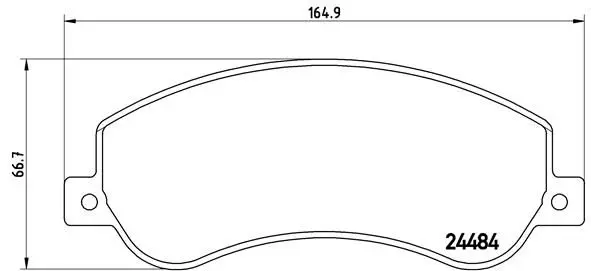 Brembo P85115 Колодки тормозные дисковые