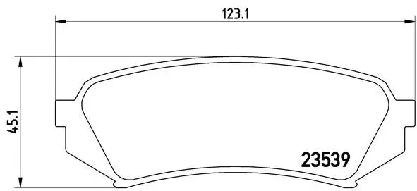 Brembo P83049 Колодки тормозные P83049