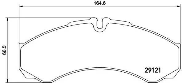 Brembo PA6017 Колодки тормозные дисковые
