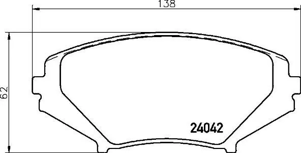 Brembo P49034 Комплект тормозных колодок