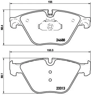 Brembo P06074 Колодки тормозные дисковые
