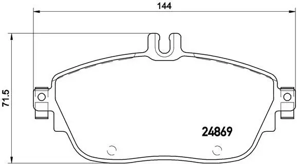 Brembo P50093 Колодки тормозные P50093