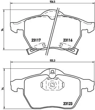 Brembo P59048 КОЛОДКИ ТОРМОЗНЫЕ ДИСКОВЫЕ