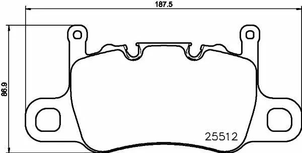 Brembo P65037 К-т торм. колодок Re PORS
