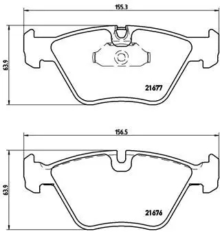 Brembo P06022 КОЛОДКИ ТОРМОЗНЫЕ ДИСКОВЫЕ К-Т