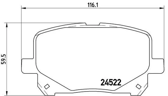 Brembo P83100 Колодки тормозные дисковые