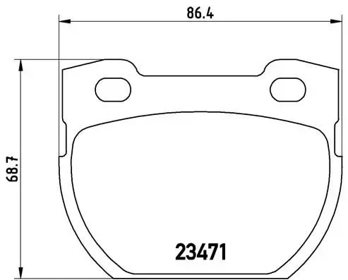 Brembo P44006 КОЛОДКИ ТОРМОЗНЫЕ LAND ROVER