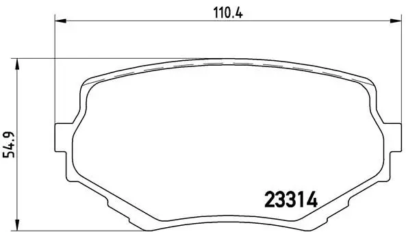 Brembo P79009 КОЛОДКИ ТОРМОЗНЫЕ ДИСКОВЫЕ К-Т