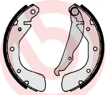 BREMBO s59511 Комлект тормозных накладок