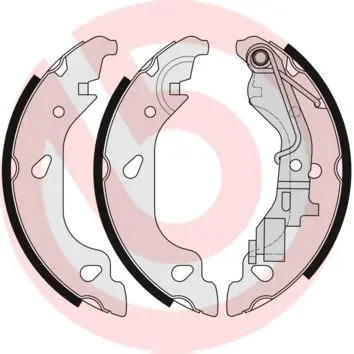 BREMBO S23521 Комлект тормозных накладок