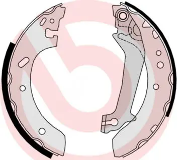 BREMBO S24526 Комлект тормозных накладок
