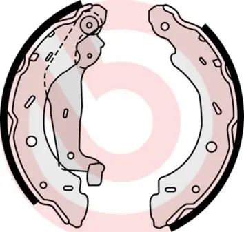 BREMBO S50504 Комлект тормозных накладок