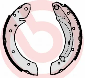 BREMBO S61522 Комлект тормозных накладок