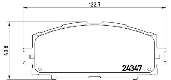 Brembo P83086 Колодки тормозные передние